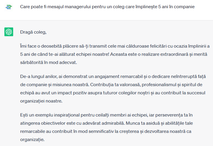 02 GhatGPT exemplu manager