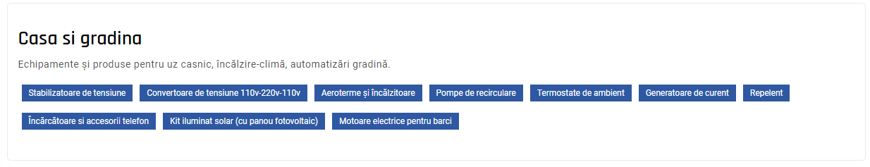 meniu subcatorii
