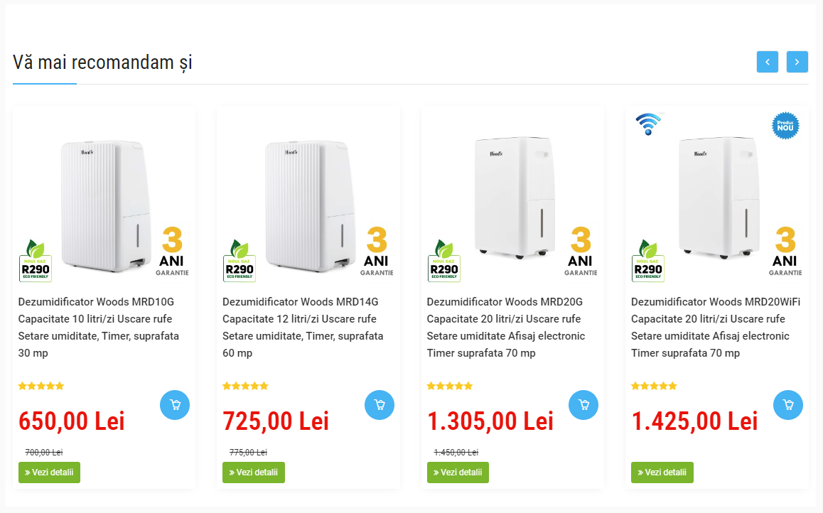 sectiune recomandari